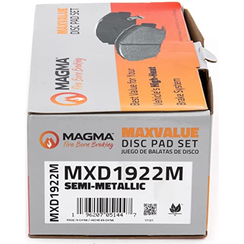 MAGMA MaxValue Semi-Metallic Brake Pads MXD1922M