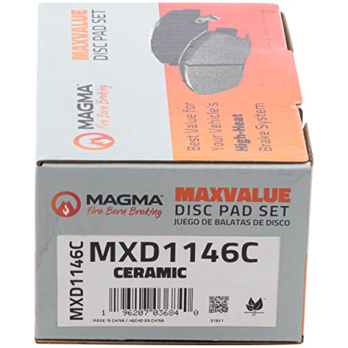 MAGMA MaxValue MXD1146C Ceramic Brake Pads, Front
