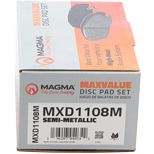 MAGMA MaxValue Semi-Metallic Brake Pads MXD1108M