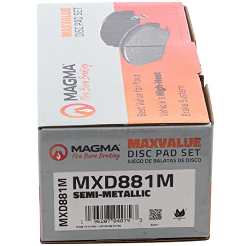 MAGMA MaxValue Semi-Metallic Brake Pads MXD881M