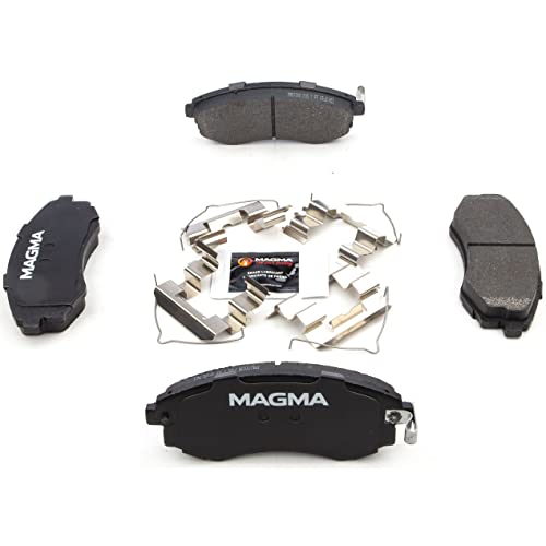 MAGMA Premium PMD700M Semi-Metallic Brake Pads, Front