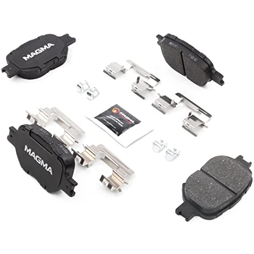 MAGMA Premium PMD817M Semi-Metallic Brake Pads, Front