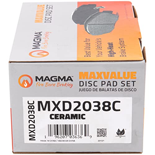 MAGMA MaxValue MXD2038C Ceramic Brake Pads, Front