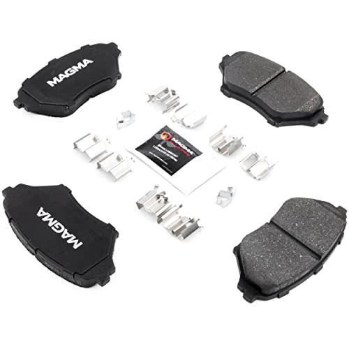 MAGMA Premium PMD890M Semi-Metallic Brake Pads, Front