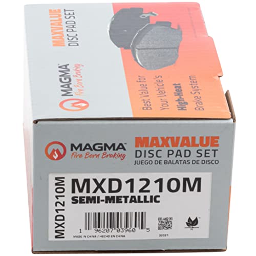 MAGMA MaxValue Semi-Metallic Brake Pads MXD1210M