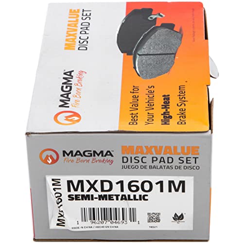 MAGMA MaxValue Semi-Metallic Brake Pads MXD1601M