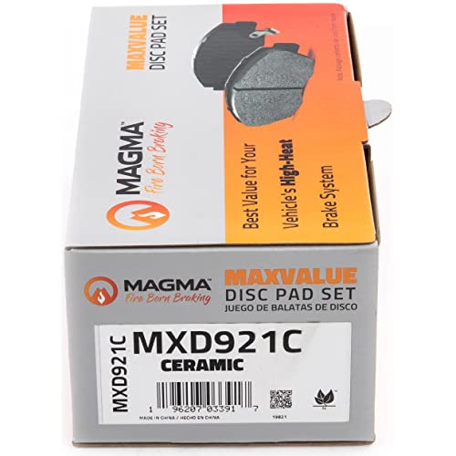 MAGMA MaxValue MXD921C Ceramic Brake Pads, Front