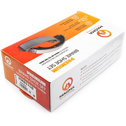 MAGMA Premium PMB574B Bonded Shoes, Rear