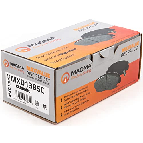 MAGMA MaxValue MXD1385C Ceramic Brake Pads, Front