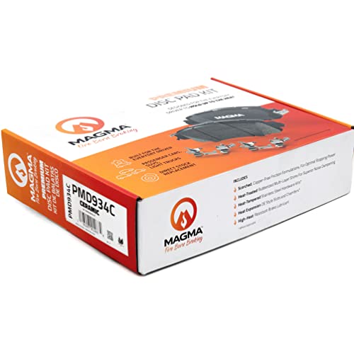 MAGMA Premium PMD934C Ceramic Brake Pads, Front