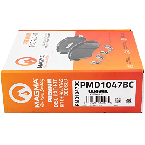 MAGMA Premium PMD1047BC Ceramic Brake Pads, Front