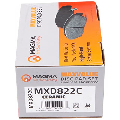 MAGMA MaxValue MXD822C Ceramic Brake Pads, Front