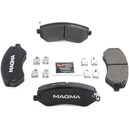 MAGMA Premium PMD856M Semi-Metallic Brake Pads, Front