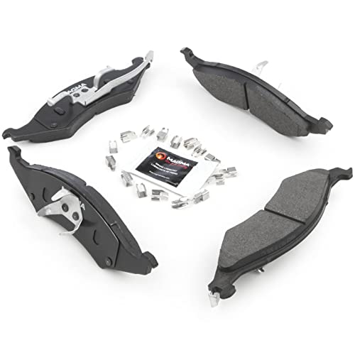 MAGMA Premium PMD421M Semi-Metallic Brake Pads, Front