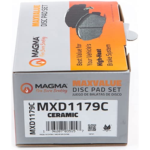 MAGMA MaxValue MXD1179C Ceramic Brake Pads, Front