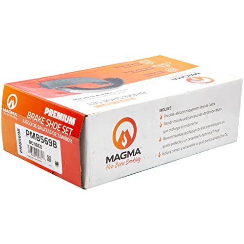 MAGMA Premium PMB569B Bonded Shoes, Rear
