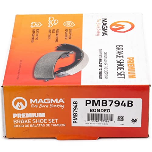MAGMA Premium PMB794B Bonded Shoes, Rear