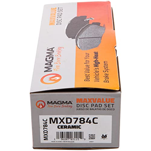 MAGMA MaxValue MXD784C Ceramic Brake Pads, Front