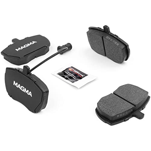 MAGMA Premium PMD519M Semi-Metallic Brake Pads, Front