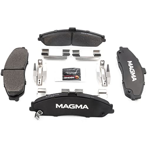 MAGMA Premium PMD731M Semi-Metallic Brake Pads, Front