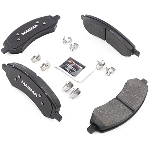 MAGMA Premium PMD1084M Semi-Metallic Brake Pads, Front