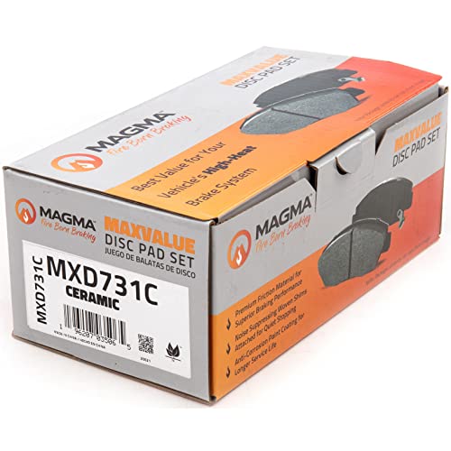 MAGMA MaxValue MXD731C Ceramic Brake Pads, Front