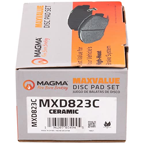 MAGMA MaxValue MXD823C Ceramic Brake Pads, Rear