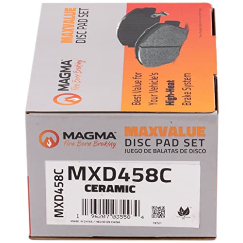 MAGMA MaxValue MXD458C Ceramic Brake Pads, Rear