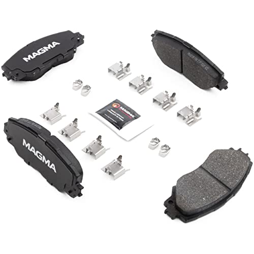 MAGMA Premium PMD1210M Semi-Metallic Brake Pads, Front