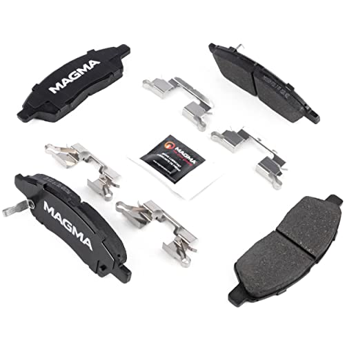 MAGMA Premium PMD1592M Semi-Metallic Brake Pads, Front