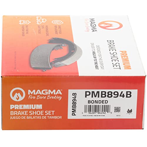 MAGMA Premium PMB894B Parking Brake Shoe, Rear