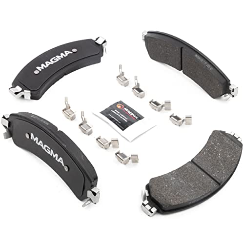MAGMA Premium PMD726M Semi-Metallic Brake Pads, Front