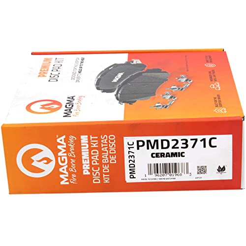 MAGMA Premium PMD2371C Ceramic Brake Pads, Front