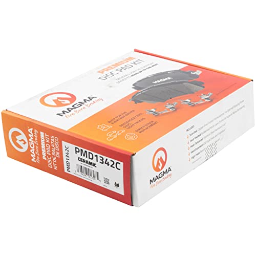 MAGMA Premium PMD1342C Ceramic Brake Pads, Front