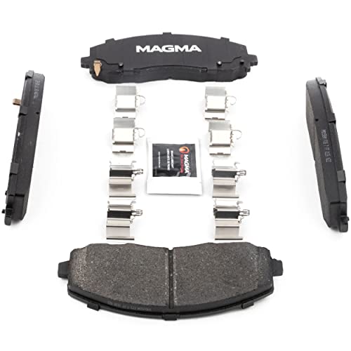 MAGMA Premium PMD1589M Semi-Metallic Brake Pads, Front