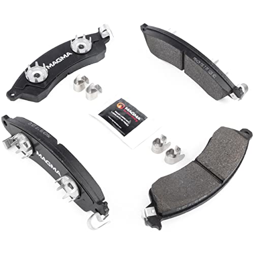 MAGMA Premium PMD412M Semi-Metallic Brake Pads, Front