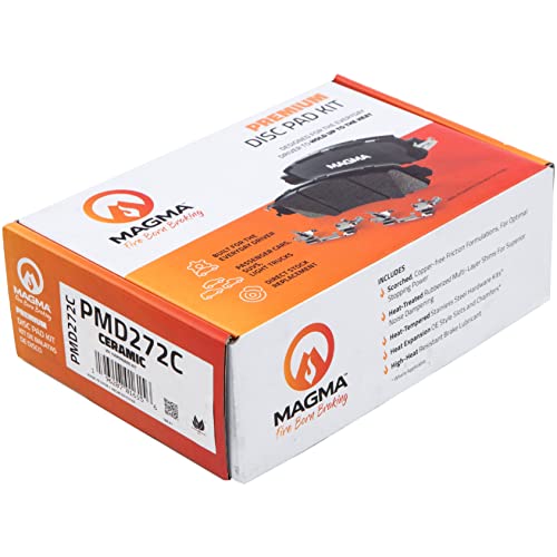 MAGMA Premium PMD272C Ceramic Brake Pads, Rear