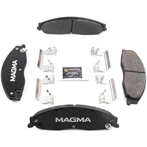 MAGMA Premium PMD921M Semi-Metallic Brake Pads, Front
