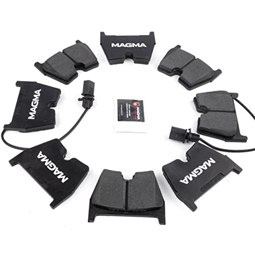 MAGMA Premium PMD1029C Ceramic Brake Pads, Front