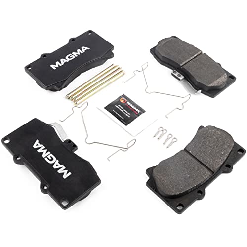 MAGMA Premium PMD1119M Semi-Metallic Brake Pads, Front