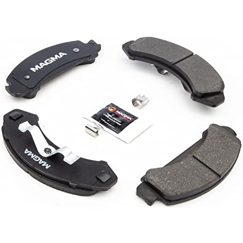 MAGMA Premium PMD387M Semi-Metallic Brake Pads, Front