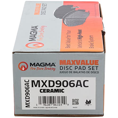 MAGMA MaxValue MXD906AC Ceramic Brake Pads, Front