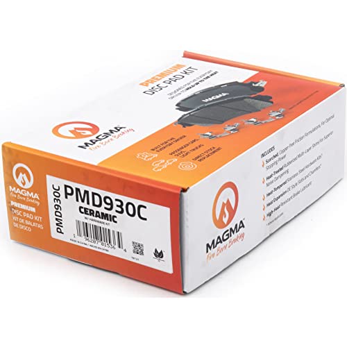 MAGMA Premium PMD930C Ceramic Brake Pads, Front