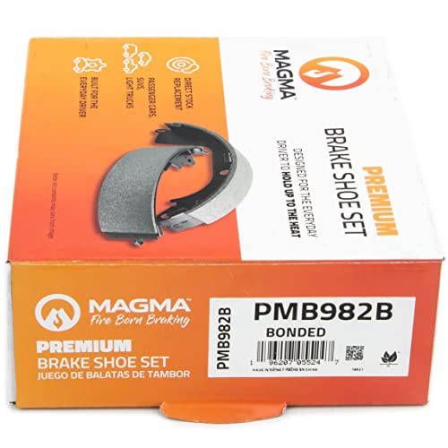 MAGMA Premium PMB982B Parking Brake Shoes