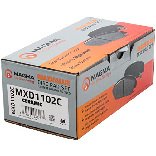 MAGMA MaxValue MXD1102C Ceramic Brake Pads, Front