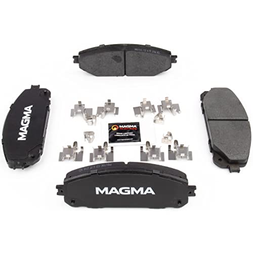 MAGMA Premium PMD1709C Ceramic Brake Pads, Front