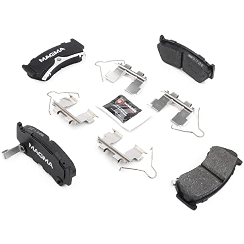 MAGMA Premium PMD668M Semi-Metallic Brake Pads, Front
