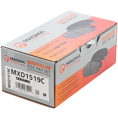 MAGMA MaxValue MXD1519C Ceramic Brake Pads, Front