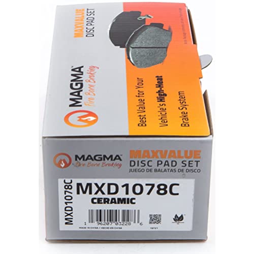 MAGMA MaxValue MXD1078C Ceramic Brake Pads, Front
