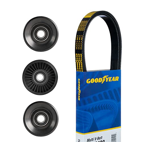 Goodyear Replacement Belts and Hoses 5018 Serpentine Belt Drive Component Kit, Gray